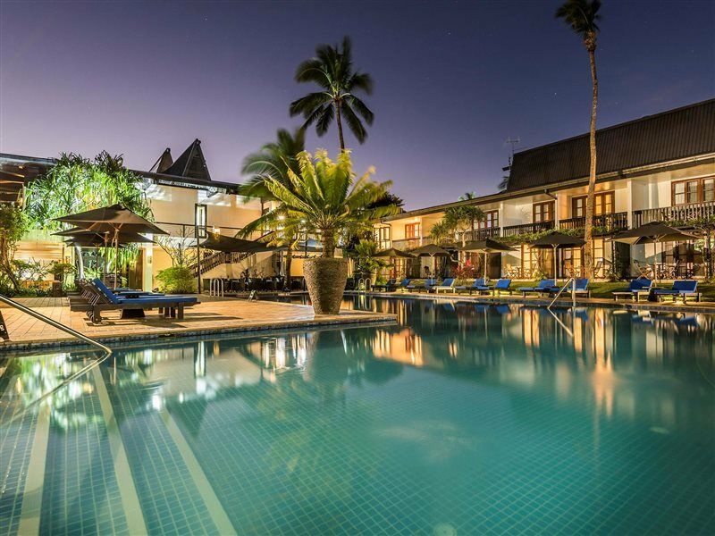 Hotel The Warwick Fiji Korolevu  Exterior foto The pool at the hotel